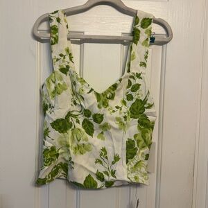 NWT Reformation Hester Top in Rialto size 8